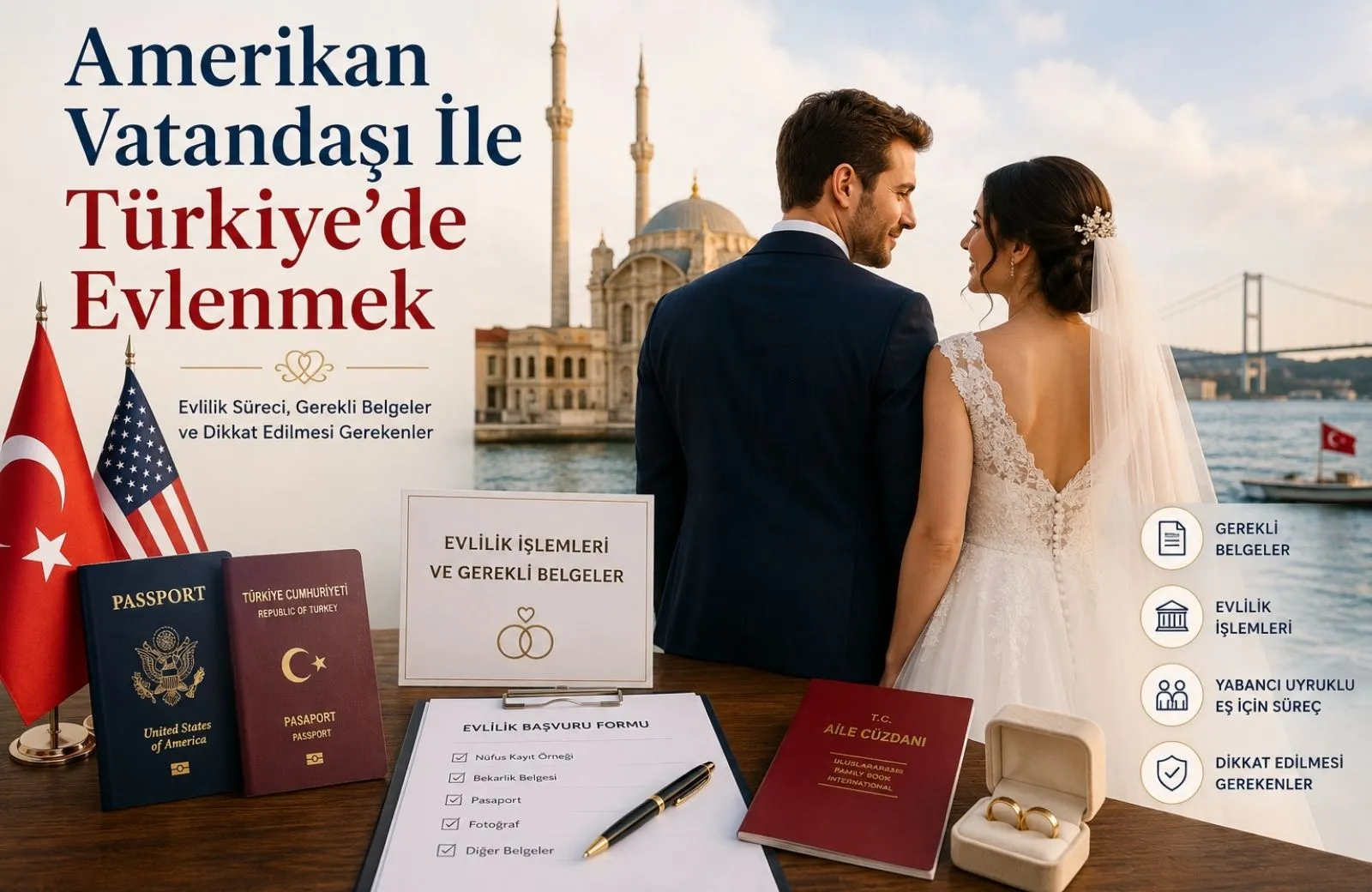 Amerikan Vatandaşı İle Türkiye'de Evlenmek