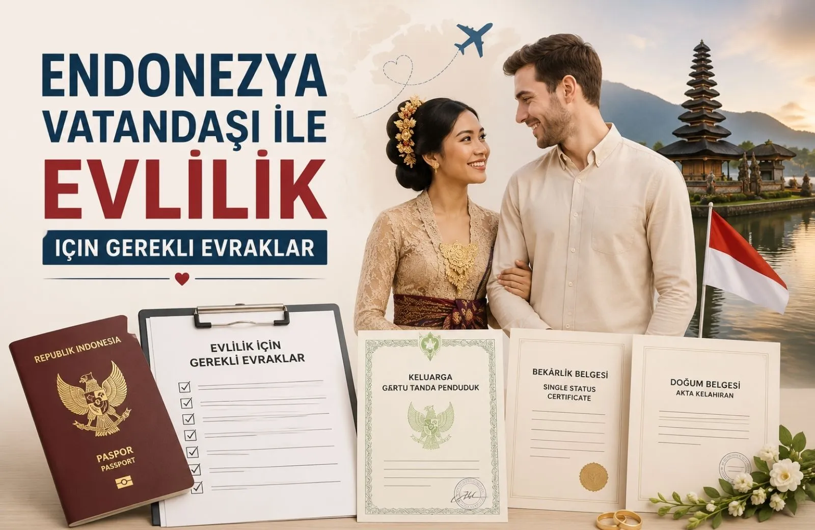 Endonezya Vatandaşı İle Evlilik İçin Gerekli Evraklar